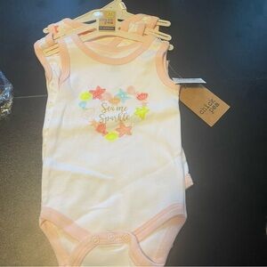 Chick pea bodysuits 0-3 months. New